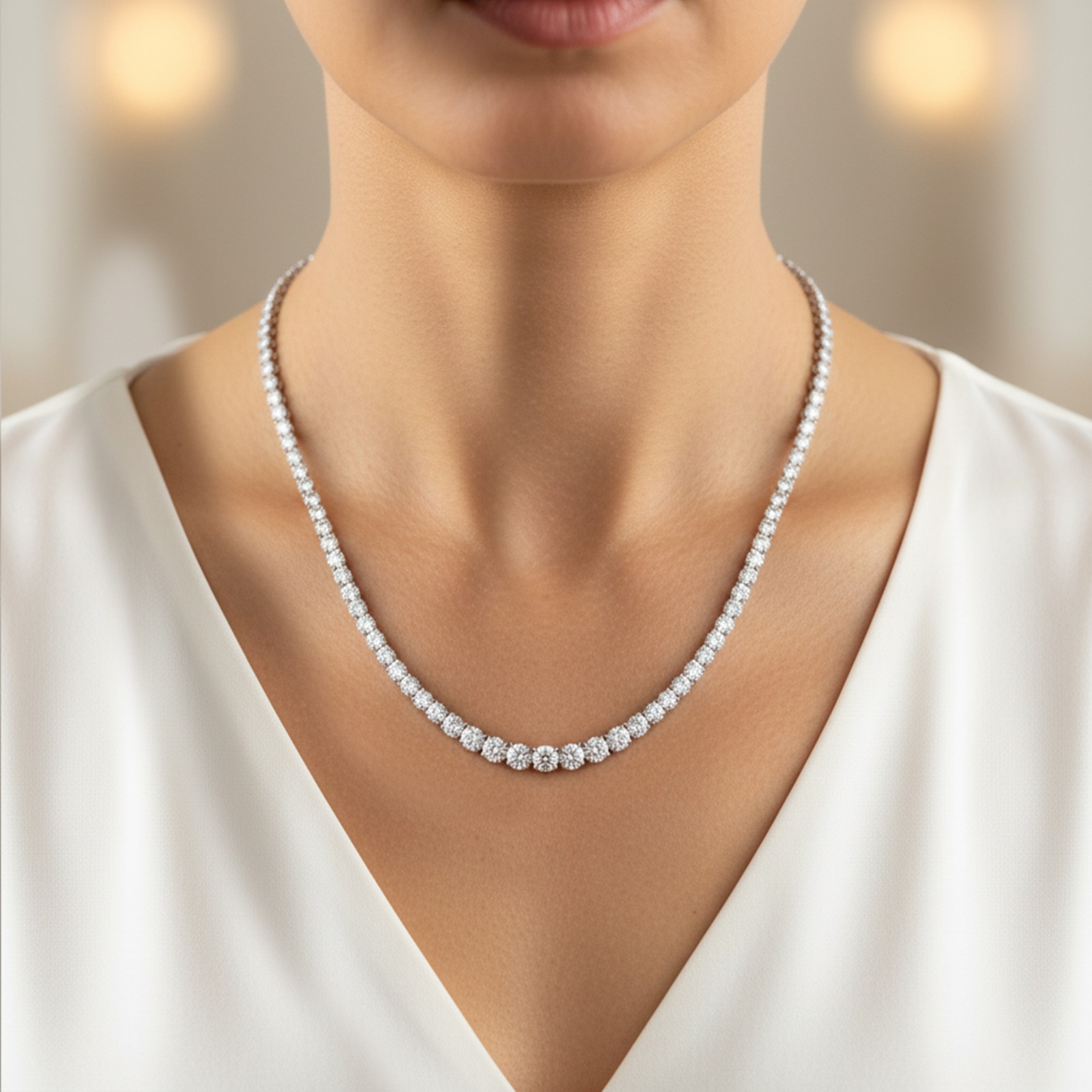 Diamond Tennis Necklace